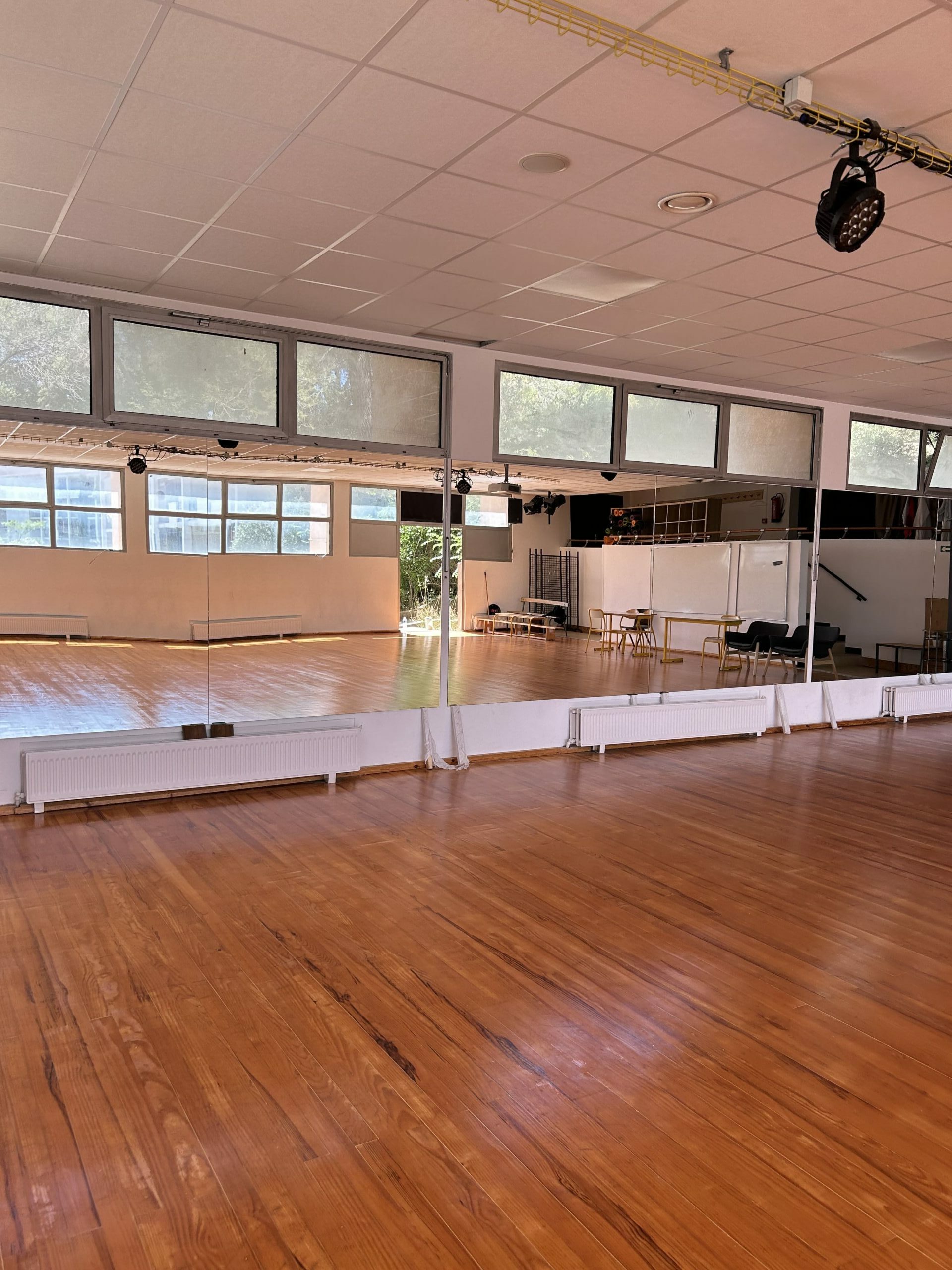 miroir salle de danse