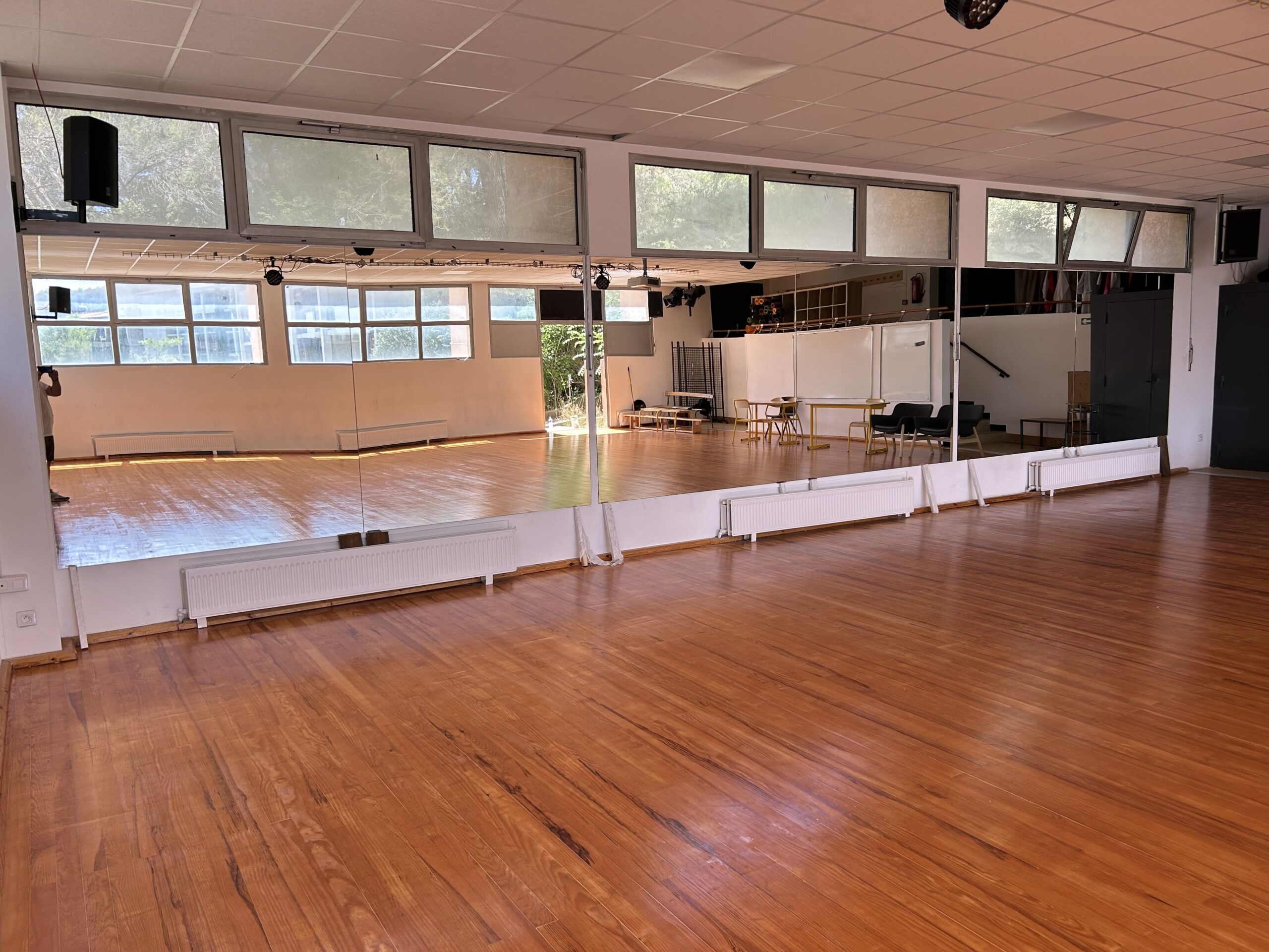miroir salle de danse