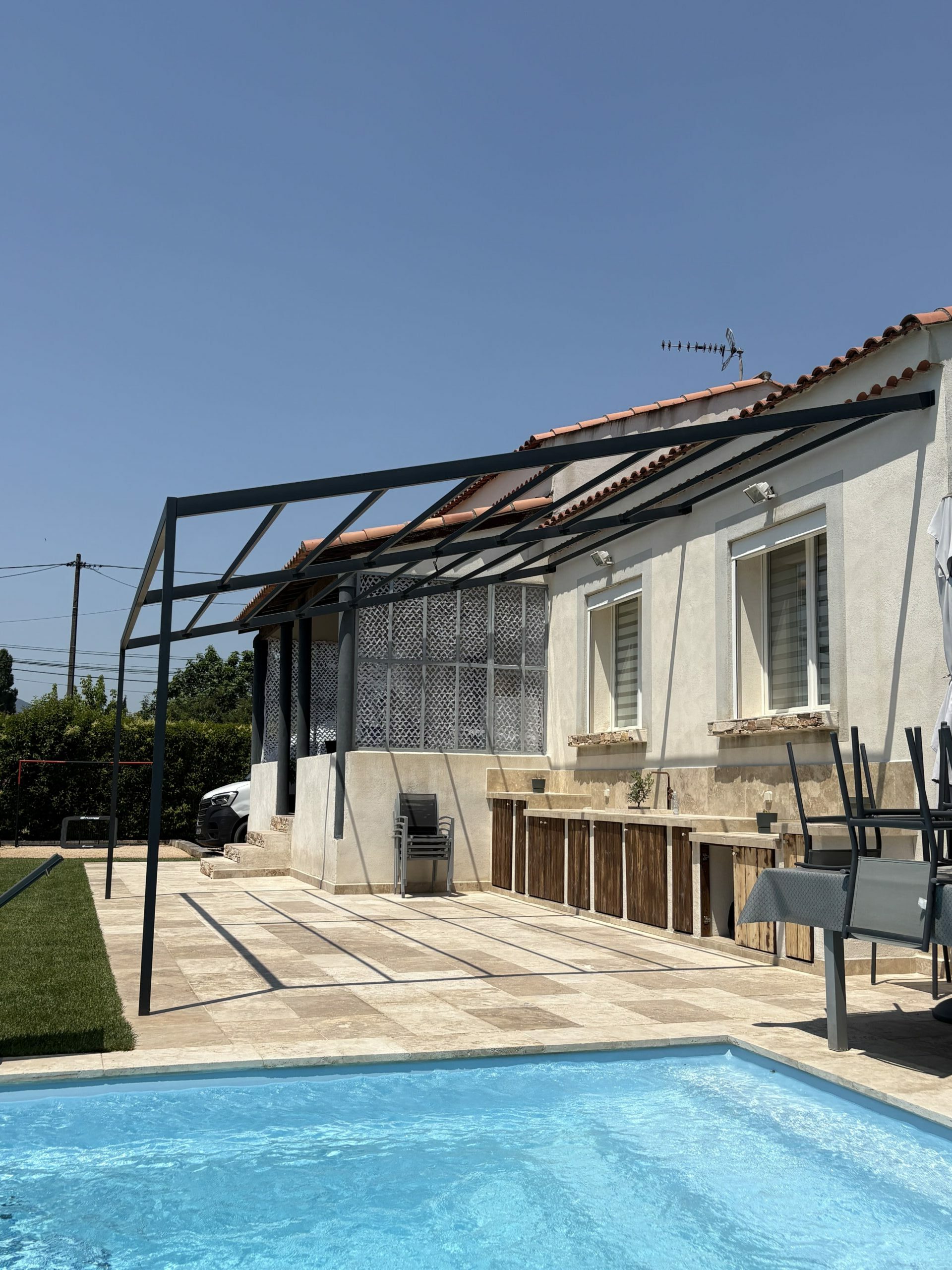 Pergola en acier
